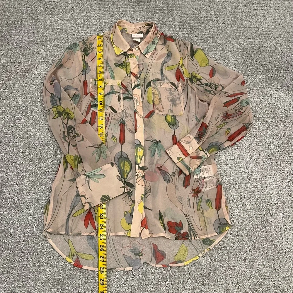 🌴 H&M Silky Floral Print Blouse And Shorts Set - Picture 5 of 14